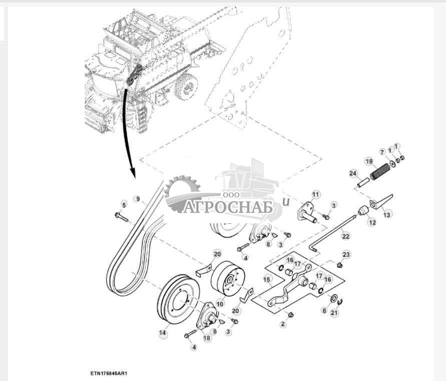 Привод битера 
